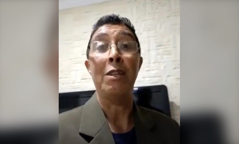 Ezequias Rocha da Silva, aluno da FAETEO, em depoimento em vídeo
